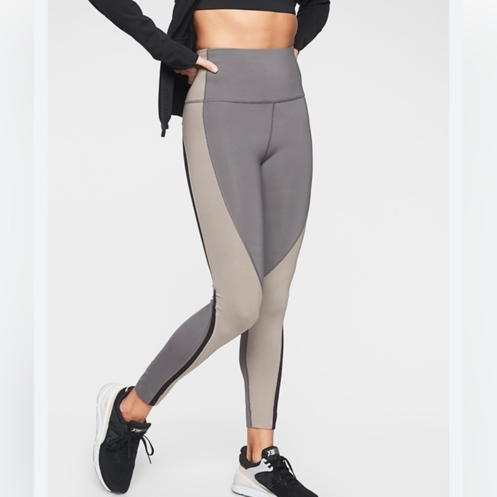 Athleta Spar colorblock 7/8 tight, women’s Medium Tall